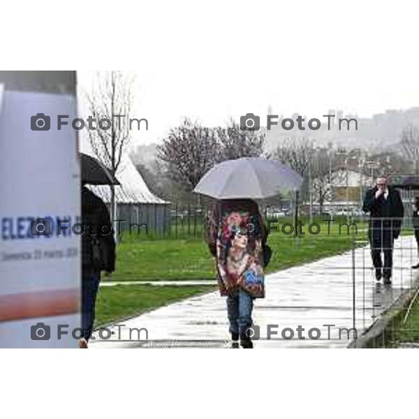 Bergamo elezioni Provinciale 2026 sfida è stata tra Pasquale Gandolfi e Gianfranco Gafforelli 15 Marzo 2026 Bergamo Italia foto Tiziano Manzoni Lapresse