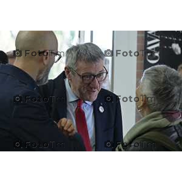 Referendum giustizia: Maurizio Landini a Seriate per rimettere al centro i diritti dei cittadini 17 Marzo 2026 Bergamo Italia foto Tiziano Manzoni Lapresse