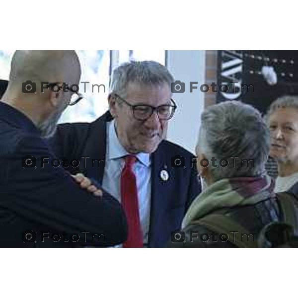 Referendum giustizia: Maurizio Landini a Seriate per rimettere al centro i diritti dei cittadini 17 Marzo 2026 Bergamo Italia foto Tiziano Manzoni Lapresse