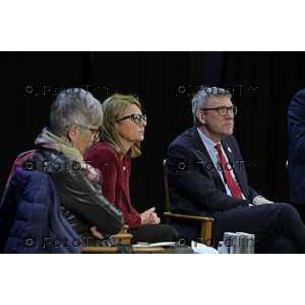 Referendum giustizia: Maurizio Landini a Seriate per rimettere al centro i diritti dei cittadini , Maurizio Landini, 17 Marzo 2026 Bergamo Italia foto Tiziano Manzoni Lapresse