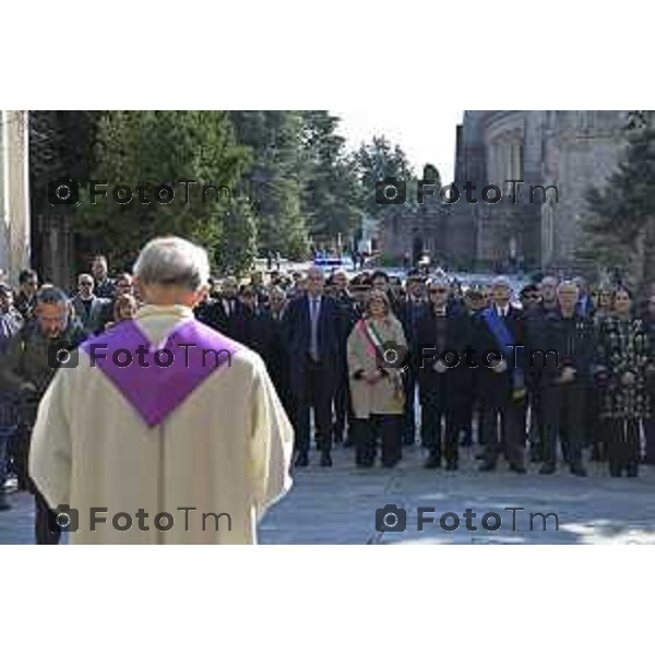 Bergamo Giornata nazionale in memoria delle vittime dell\'epidemia di Covid 19 Elena Carnevali; Presidente Provincia di Bergamo, Gianfranco Gafforelli; Presidente Ordine dei Medici Chirurghi e degli Odontoiatri della Provincia di Bergamo, Guido Marinoni; Assessore al Welfare Regione Lombardia, Guido Bertolaso; Ministro per la Pubblica Amministrazione, Sen. Paolo Zangrillo 18 Marzo 2026 Bergamo Italia foto Tiziano Manzoni Lapresse