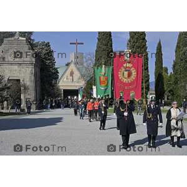 Bergamo Giornata nazionale in memoria delle vittime dell\'epidemia di Covid 19 Elena Carnevali; Presidente Provincia di Bergamo, Gianfranco Gafforelli; Presidente Ordine dei Medici Chirurghi e degli Odontoiatri della Provincia di Bergamo, Guido Marinoni; Assessore al Welfare Regione Lombardia, Guido Bertolaso; Ministro per la Pubblica Amministrazione, Sen. Paolo Zangrillo 18 Marzo 2026 Bergamo Italia foto Tiziano Manzoni Lapresse