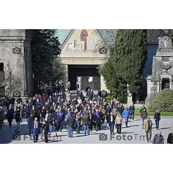 Bergamo Giornata nazionale in memoria delle vittime dell\'epidemia di Covid 19 Elena Carnevali; Presidente Provincia di Bergamo, Gianfranco Gafforelli; Presidente Ordine dei Medici Chirurghi e degli Odontoiatri della Provincia di Bergamo, Guido Marinoni; Assessore al Welfare Regione Lombardia, Guido Bertolaso; Ministro per la Pubblica Amministrazione, Sen. Paolo Zangrillo 18 Marzo 2026 Bergamo Italia foto Tiziano Manzoni Lapresse
