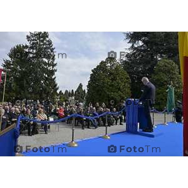 Bergamo Giornata nazionale in memoria delle vittime dell\'epidemia di Covid 19 Elena Carnevali; Presidente Provincia di Bergamo, Gianfranco Gafforelli; Presidente Ordine dei Medici Chirurghi e degli Odontoiatri della Provincia di Bergamo, Guido Marinoni; Assessore al Welfare Regione Lombardia, Guido Bertolaso; Ministro per la Pubblica Amministrazione, Sen. Paolo Zangrillo 18 Marzo 2026 Bergamo Italia foto Tiziano Manzoni Lapresse