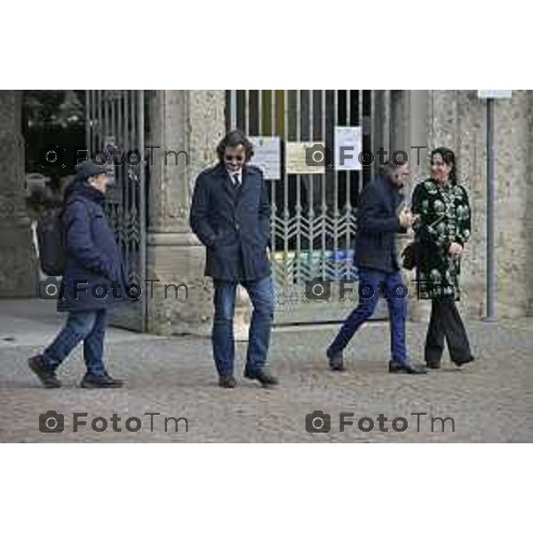 Bergamo Giornata nazionale in memoria delle vittime dell\'epidemia di Covid 19 Elena Carnevali; Presidente Provincia di Bergamo, Gianfranco Gafforelli; Presidente Ordine dei Medici Chirurghi e degli Odontoiatri della Provincia di Bergamo, Guido Marinoni; Assessore al Welfare Regione Lombardia, Guido Bertolaso; Ministro per la Pubblica Amministrazione, Sen. Paolo Zangrillo 18 Marzo 2026 Bergamo Italia foto Tiziano Manzoni Lapresse