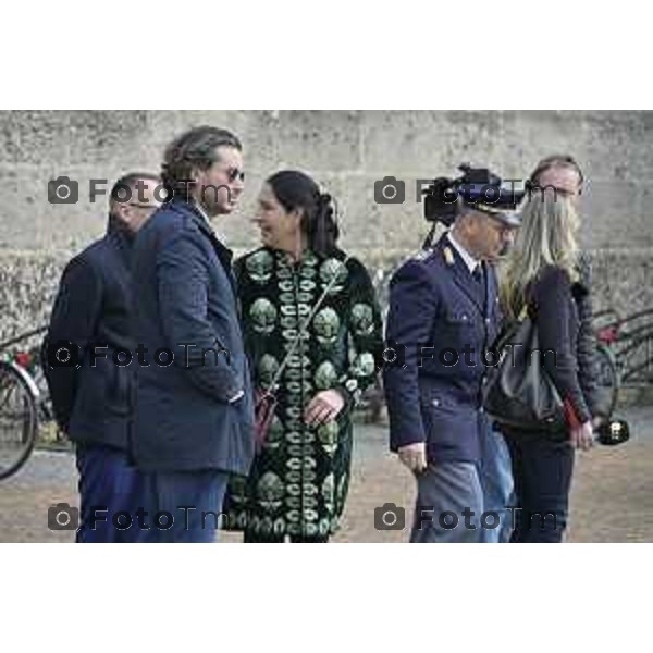 Bergamo Giornata nazionale in memoria delle vittime dell\'epidemia di Covid 19 Elena Carnevali; Presidente Provincia di Bergamo, Gianfranco Gafforelli; Presidente Ordine dei Medici Chirurghi e degli Odontoiatri della Provincia di Bergamo, Guido Marinoni; Assessore al Welfare Regione Lombardia, Guido Bertolaso; Ministro per la Pubblica Amministrazione, Sen. Paolo Zangrillo 18 Marzo 2026 Bergamo Italia foto Tiziano Manzoni Lapresse