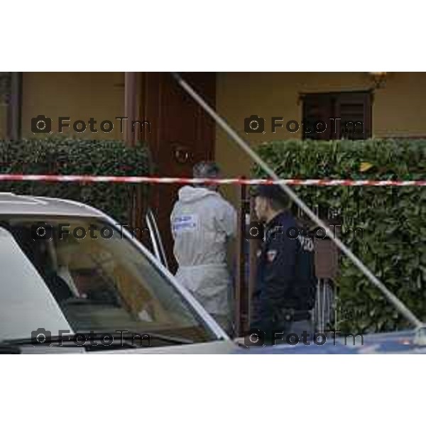 Bergamo Femminicidio Via Pescaria Valentina Sarto omicida marito Vincenzo Dongellini 18 Marzo 2026 Bergamo Italia foto Tiziano Manzoni Lapresse