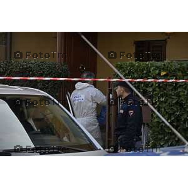 Bergamo Femminicidio Via Pescaria Valentina Sarto omicida marito Vincenzo Dongellini 18 Marzo 2026 Bergamo Italia foto Tiziano Manzoni Lapresse