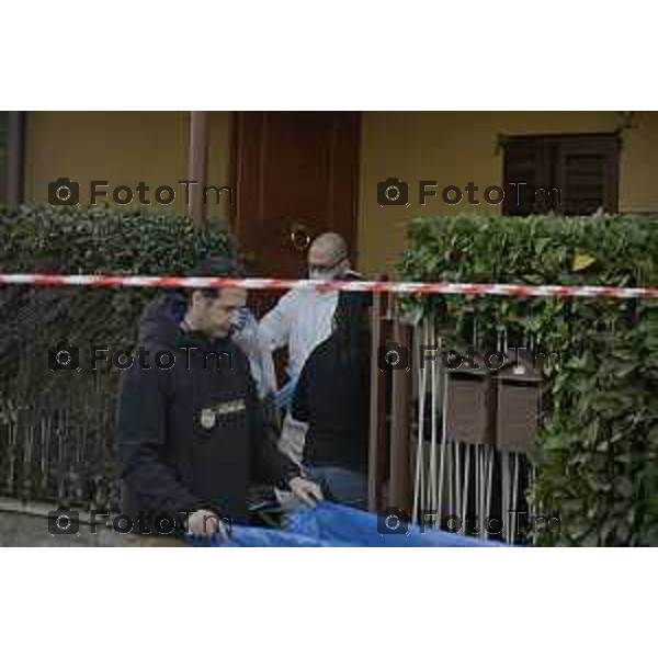 Bergamo Femminicidio Via Pescaria Valentina Sarto omicida marito Vincenzo Dongellini 18 Marzo 2026 Bergamo Italia foto Tiziano Manzoni Lapresse