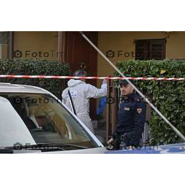 Bergamo Femminicidio Via Pescaria Valentina Sarto omicida marito Vincenzo Dongellini 18 Marzo 2026 Bergamo Italia foto Tiziano Manzoni Lapresse