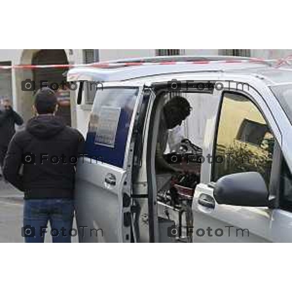 Bergamo Femminicidio Via Pescaria Valentina Sarto omicida marito Vincenzo Dongellini 18 Marzo 2026 Bergamo Italia foto Tiziano Manzoni Lapresse