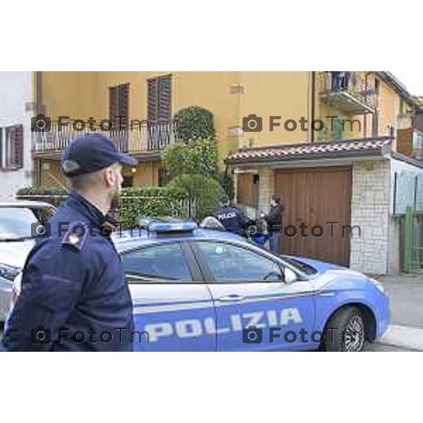 Bergamo Femminicidio Via Pescaria Valentina Sarto omicida marito Vincenzo Dongellini 18 Marzo 2026 Bergamo Italia foto Tiziano Manzoni Lapresse