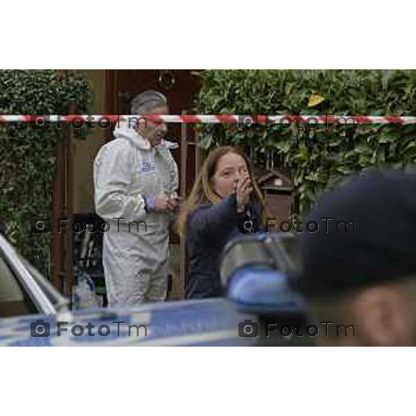 Bergamo Femminicidio Via Pescaria Valentina Sarto omicida marito Vincenzo Dongellini 18 Marzo 2026 Bergamo Italia foto Tiziano Manzoni Lapresse