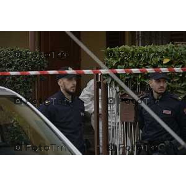 Bergamo Femminicidio Via Pescaria Valentina Sarto omicida marito Vincenzo Dongellini 18 Marzo 2026 Bergamo Italia foto Tiziano Manzoni Lapresse