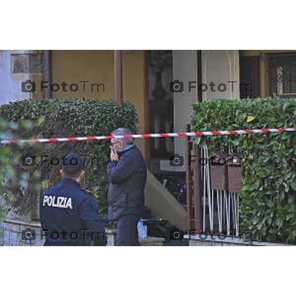 Bergamo Femminicidio Via Pescaria Valentina Sarto omicida marito Vincenzo Dongellini 18 Marzo 2026 Bergamo Italia foto Tiziano Manzoni Lapresse