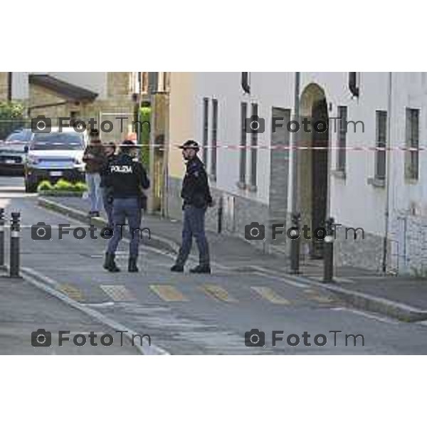 Bergamo Femminicidio Via Pescaria Valentina Sarto omicida marito Vincenzo Dongellini 18 Marzo 2026 Bergamo Italia foto Tiziano Manzoni Lapresse