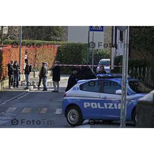 Bergamo Femminicidio Via Pescaria Valentina Sarto omicida marito Vincenzo Dongellini 18 Marzo 2026 Bergamo Italia foto Tiziano Manzoni Lapresse