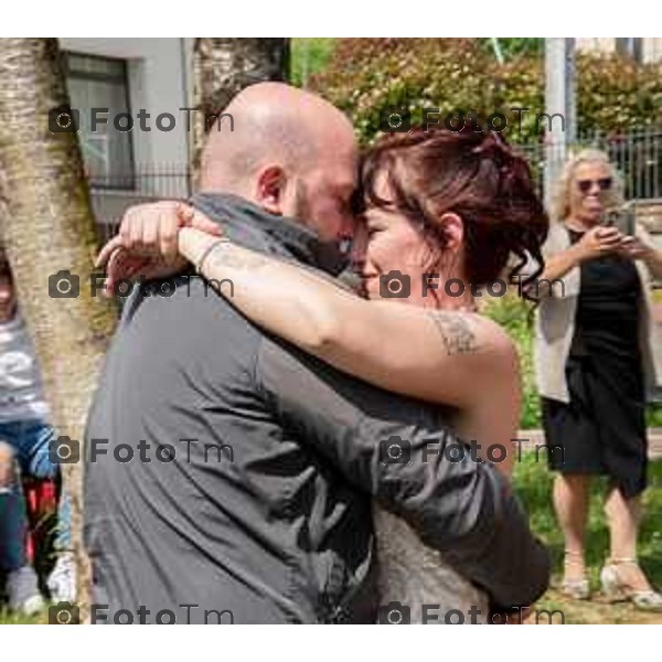 Bergamo. L’autopsia sul corpo di Valentina Sarto camera mortuaria dell’ospedale di Bergamo il fratello di valentina il giorno del matrimonio 20 Marzo 2026 Bergamo Italia foto Tiziano Manzoni Lapresse
