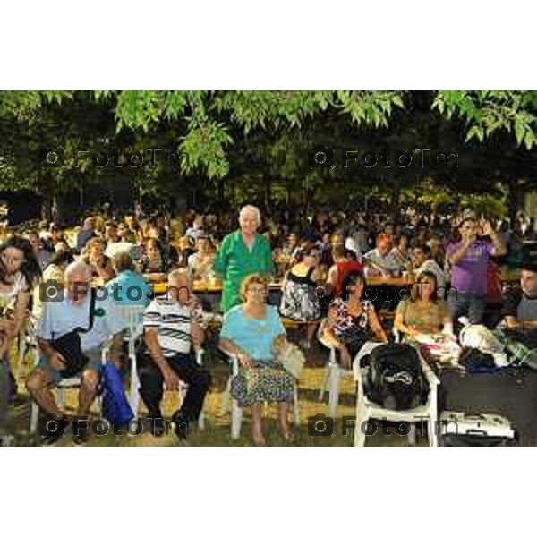 Arcene Festa della lega nord l\'intervento di Bossi foto Tiziano Manzoni Fotogramma