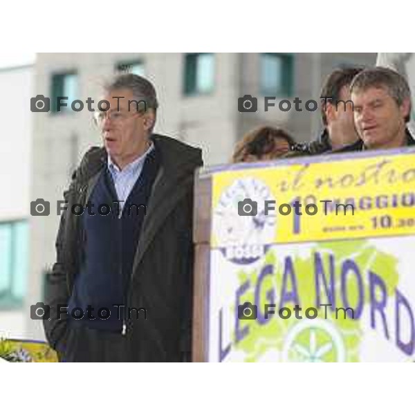 Zanica Lega Day 01-Maggio 2012 Nella foto: Bossi Umberto foto Tiziano Manzoni
