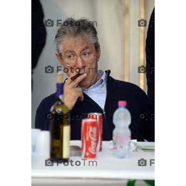 Zanica Lega Day 01-Maggio 2012 Nella foto: Umberto Bossi foto Tiziano Manzoni