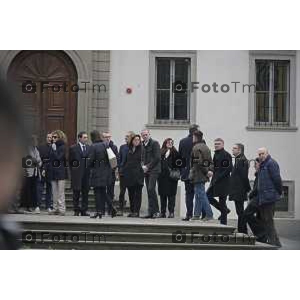 Pontida Bergamo funerale di Umberto Bossi 22 Marzo 2026 Pontida Bg Italia foto Tiziano Manzoni Lapresse