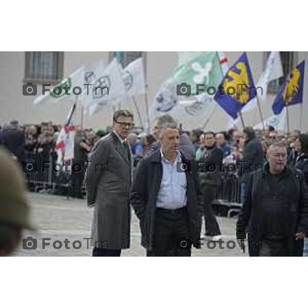 Pontida Bergamo funerale di Umberto Bossi 22 Marzo 2026 Pontida Bg Italia foto Tiziano Manzoni Lapresse