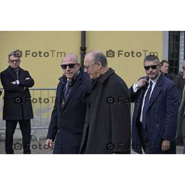 Pontida Bergamo funerale di Umberto Bossi 22 Marzo 2026 Pontida Bg Italia foto Tiziano Manzoni Lapresse