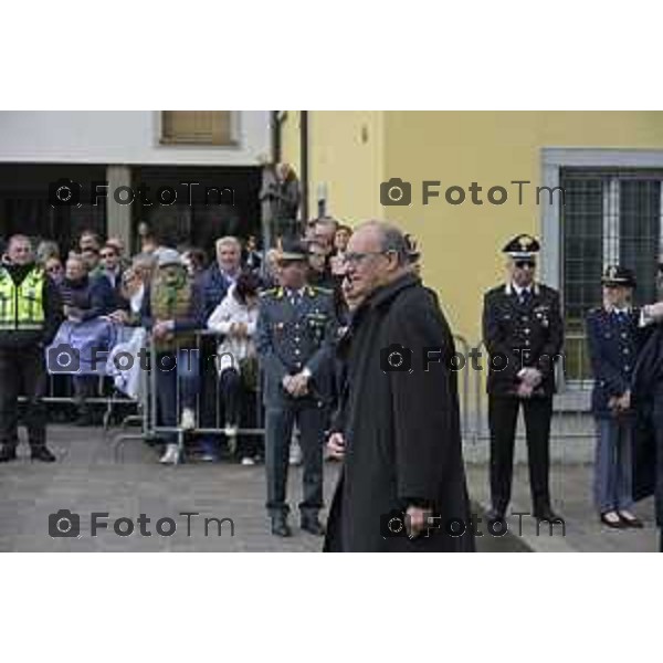 Pontida Bergamo funerale di Umberto Bossi 22 Marzo 2026 Pontida Bg Italia foto Tiziano Manzoni Lapresse
