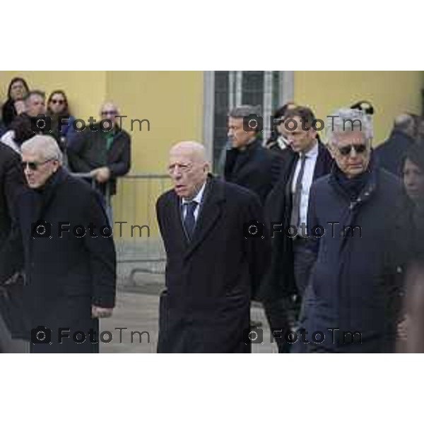 Pontida Bergamo funerale di Umberto Bossi 22 Marzo 2026 Pontida Bg Italia foto Tiziano Manzoni Lapresse