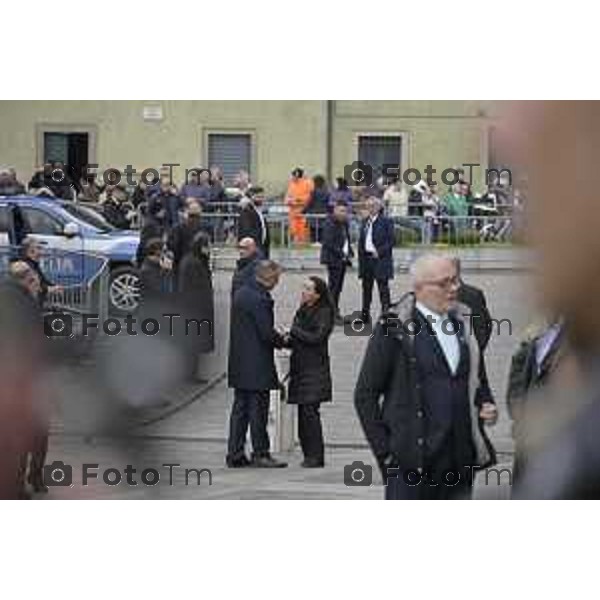 Pontida Bergamo funerale di Umberto Bossi 22 Marzo 2026 Pontida Bg Italia foto Tiziano Manzoni Lapresse