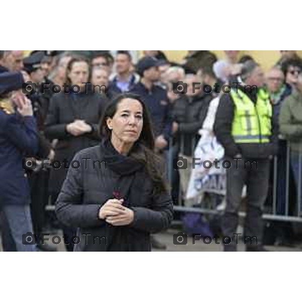 Pontida Bergamo funerale di Umberto Bossi 22 Marzo 2026 Pontida Bg Italia foto Tiziano Manzoni Lapresse