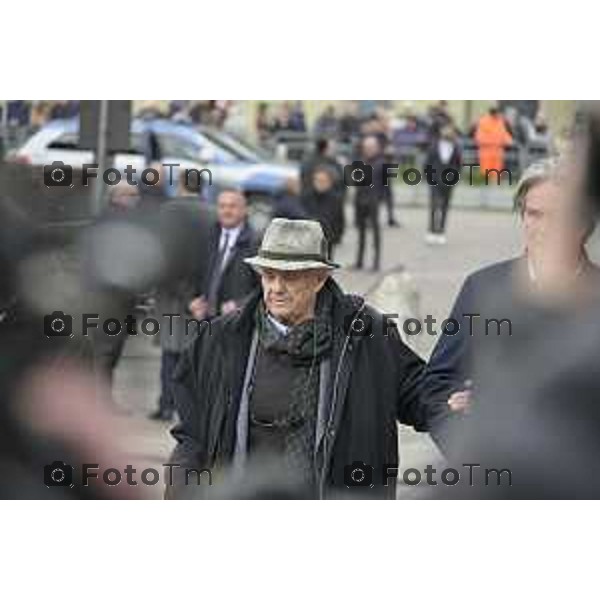 Pontida Bergamo funerale di Umberto Bossi 22 Marzo 2026 Pontida Bg Italia foto Tiziano Manzoni Lapresse
