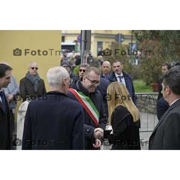 Pontida Bergamo funerale di Umberto Bossi 22 Marzo 2026 Pontida Bg Italia foto Tiziano Manzoni Lapresse