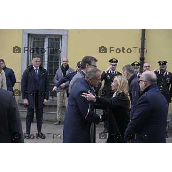 Pontida Bergamo funerale di Umberto Bossi 22 Marzo 2026 Pontida Bg Italia foto Tiziano Manzoni Lapresse
