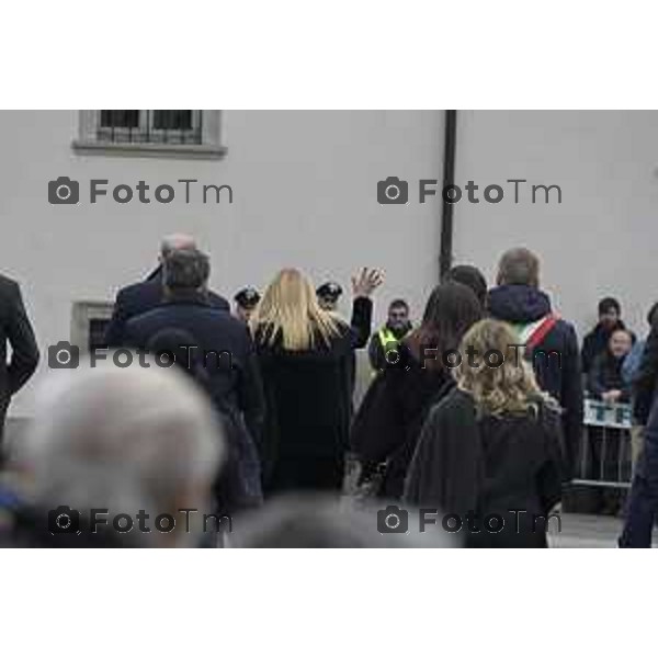 Pontida Bergamo funerale di Umberto Bossi 22 Marzo 2026 Pontida Bg Italia foto Tiziano Manzoni Lapresse