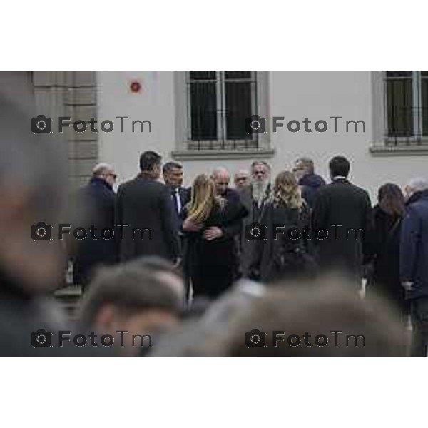 Pontida Bergamo funerale di Umberto Bossi 22 Marzo 2026 Pontida Bg Italia foto Tiziano Manzoni Lapresse
