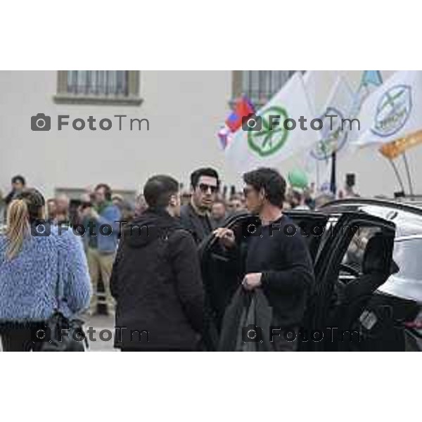 Pontida Bergamo funerale di Umberto Bossi 22 Marzo 2026 Pontida Bg Italia foto Tiziano Manzoni Lapresse