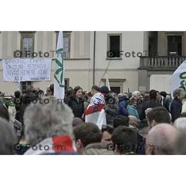 Pontida Bergamo funerale di Umberto Bossi 22 Marzo 2026 Pontida Bg Italia foto Tiziano Manzoni Lapresse