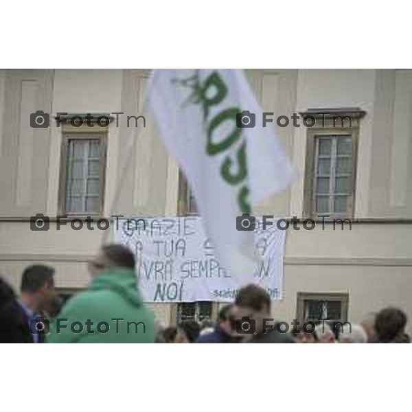 Pontida Bergamo funerale di Umberto Bossi 22 Marzo 2026 Pontida Bg Italia foto Tiziano Manzoni Lapresse