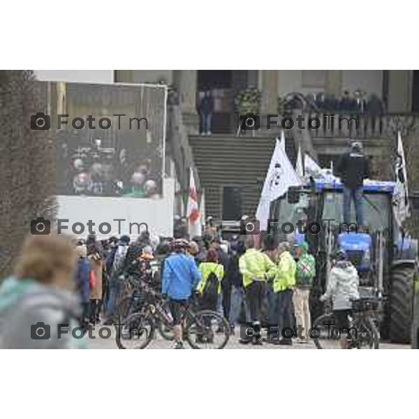 Pontida Bergamo funerale di Umberto Bossi 22 Marzo 2026 Pontida Bg Italia foto Tiziano Manzoni Lapresse
