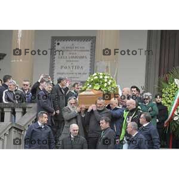 Pontida Bergamo funerale di Umberto Bossi 22 Marzo 2026 Pontida Bg Italia foto Tiziano Manzoni Lapresse
