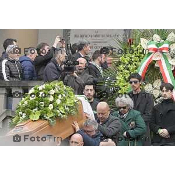 Pontida Bergamo funerale di Umberto Bossi 22 Marzo 2026 Pontida Bg Italia foto Tiziano Manzoni Lapresse
