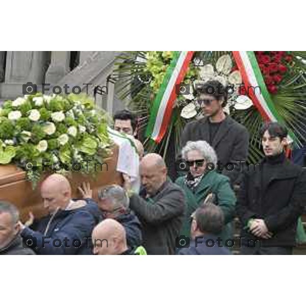 Pontida Bergamo funerale di Umberto Bossi 22 Marzo 2026 Pontida Bg Italia foto Tiziano Manzoni Lapresse