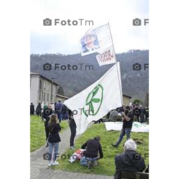 Pontida Bergamo funerale di Umberto Bossi 22 Marzo 2026 Pontida Bg Italia foto Tiziano Manzoni Lapresse