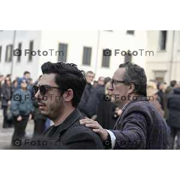 Pontida Bergamo funerale di Umberto Bossi 22 Marzo 2026 Pontida Bg Italia foto Tiziano Manzoni Lapresse
