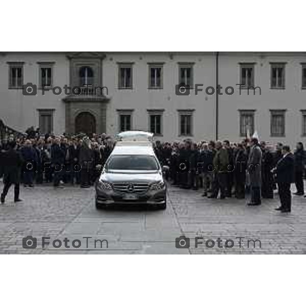 Pontida Bergamo funerale di Umberto Bossi 22 Marzo 2026 Pontida Bg Italia foto Tiziano Manzoni Lapresse