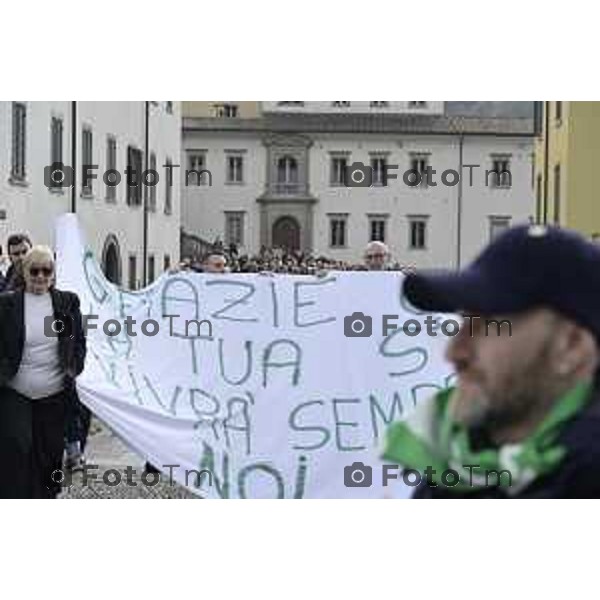 Pontida Bergamo funerale di Umberto Bossi 22 Marzo 2026 Pontida Bg Italia foto Tiziano Manzoni Lapresse