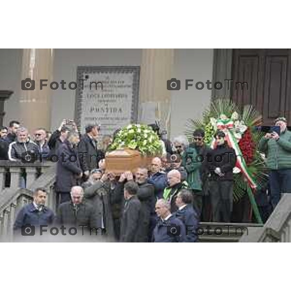 Pontida Bergamo funerale di Umberto Bossi 22 Marzo 2026 Pontida Bg Italia foto Tiziano Manzoni Lapresse