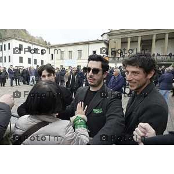 Pontida Bergamo funerale di Umberto Bossi 22 Marzo 2026 Pontida Bg Italia foto Tiziano Manzoni Lapresse
